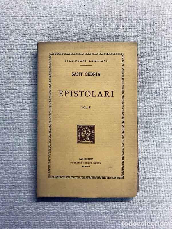 Libros: Epistolari. Vol. II - Sant Cebri&agrave; - Foto 1