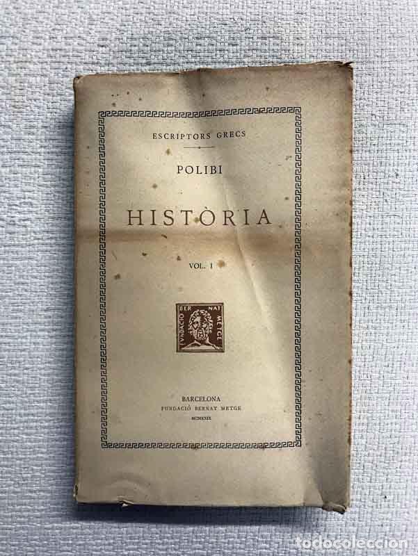 Libros: Hist&ograve;ria. Vol. I - Polibi - Foto 1