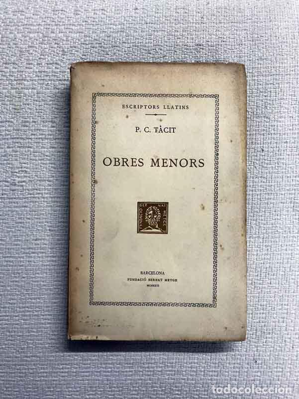 Libros: Obres menors - P.C. T&agrave;cit - Foto 1