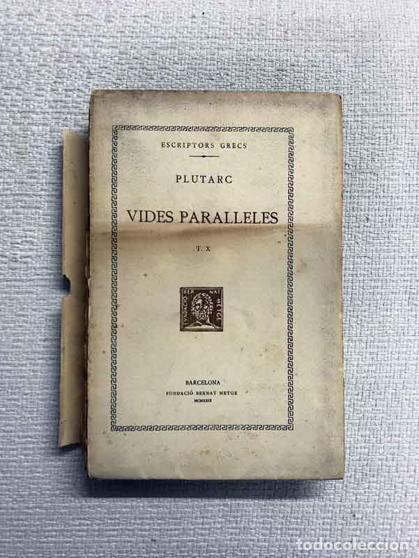 Libros: Vides paralleles. Vol.III, part 1a - Plutarc - Foto 1