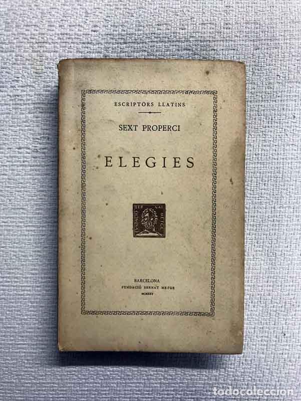 Libros: Elegies - Sext Properci - Foto 1