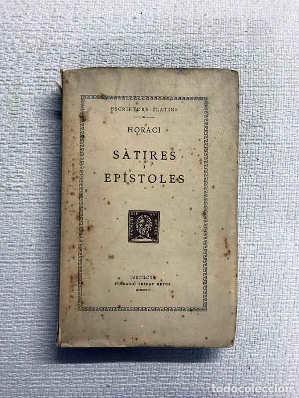 Libros: S&agrave;tires i Ep&iacute;stoles - Horaci - Foto 1