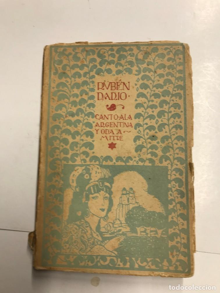 Libros: CANTO A LA ARGENTINA Y ODA A MITRE. - RUB&Eacute;N DAR&Iacute;O. - Foto 1