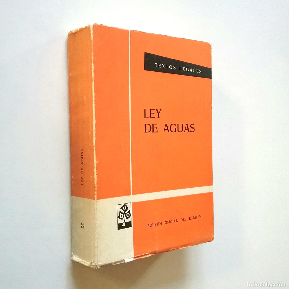 Libros: Ley de aguas. Textos legales - Foto 1