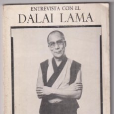 Libros: ENTREVISTA CON EL DALAI LAMA POR JOHN F. AVEDON. PUBLICACIONES DHARMA 1982