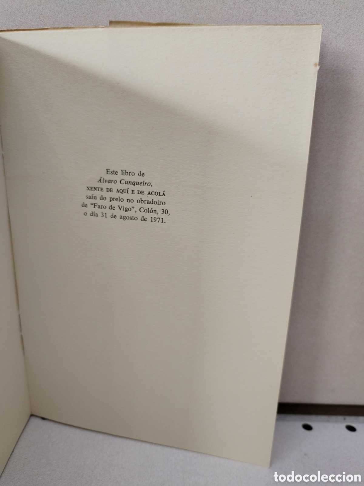 Libros: XENTE DE AQU&Iacute; E DE ACOLA - ALVARO CUNQUEIRO - Foto 2