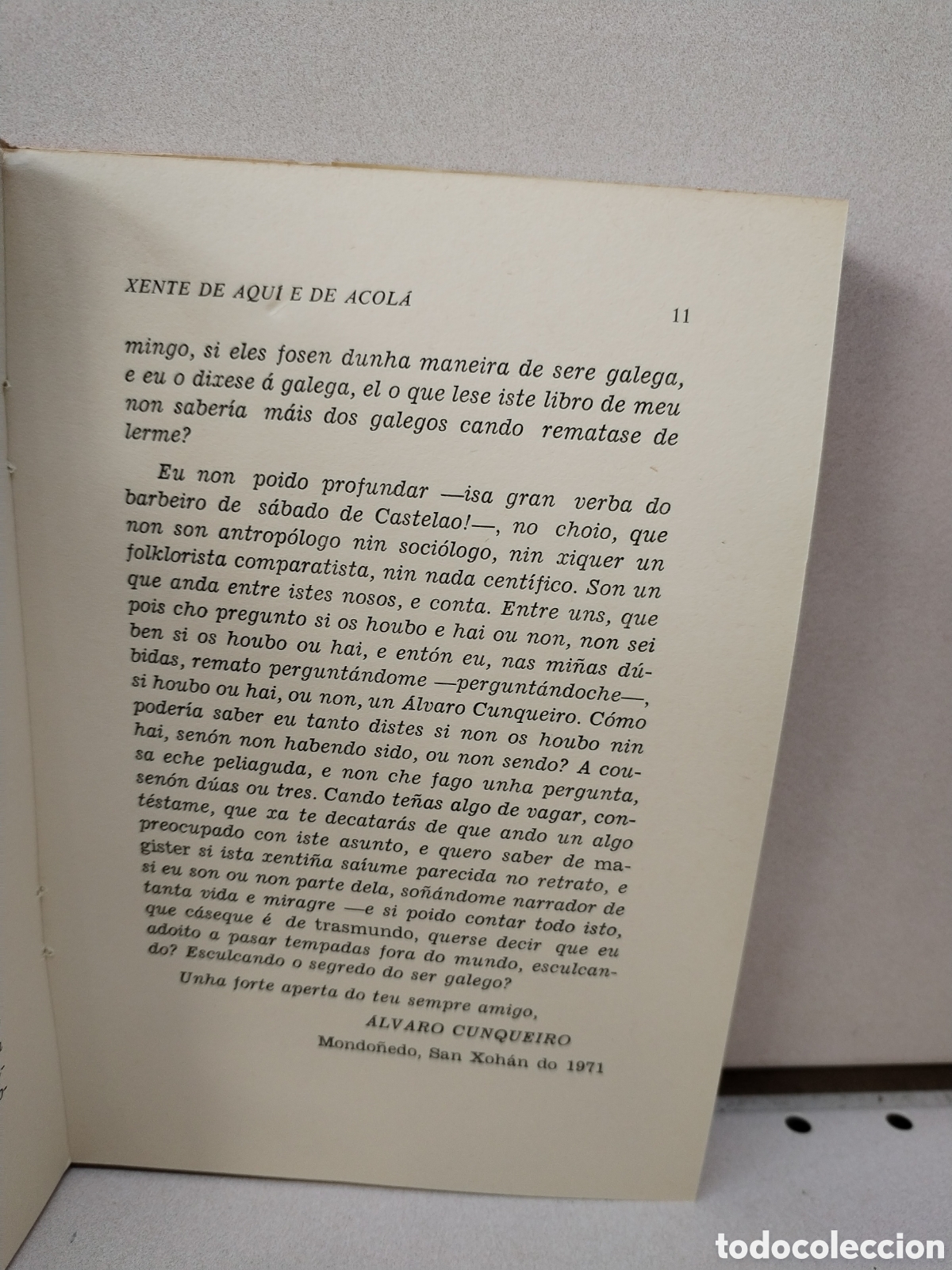 Libros: XENTE DE AQU&Iacute; E DE ACOLA - ALVARO CUNQUEIRO - Foto 3
