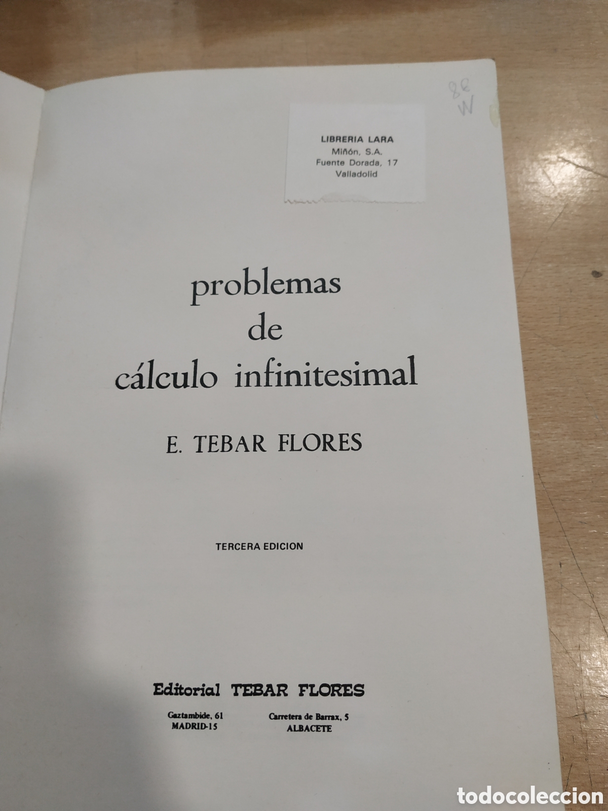 Libros: PROBLEMAS DE C&Aacute;LCULO INFINITESIMAL - Foto 2