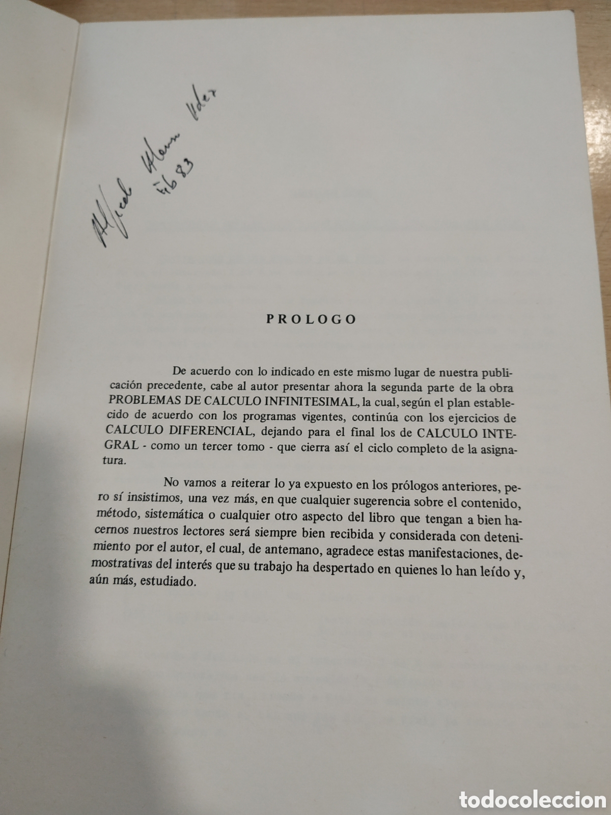 Libros: PROBLEMAS DE C&Aacute;LCULO INFINITESIMAL - Foto 3