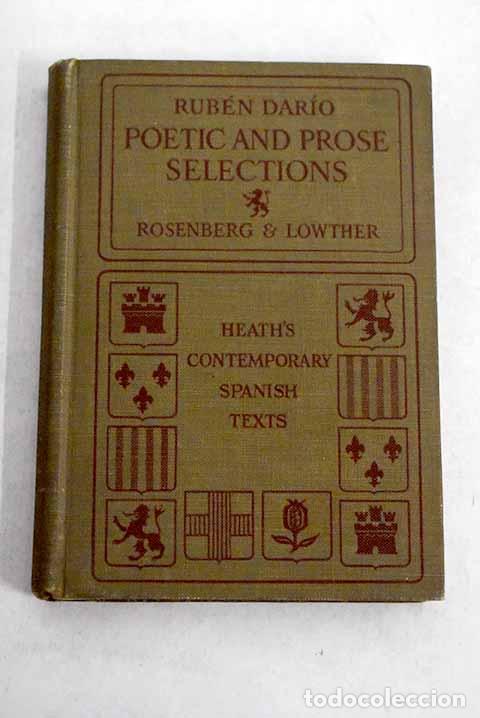 Libros: Poetic and prose selections.- Dar&iacute;o, Rub&eacute;n - Foto 1