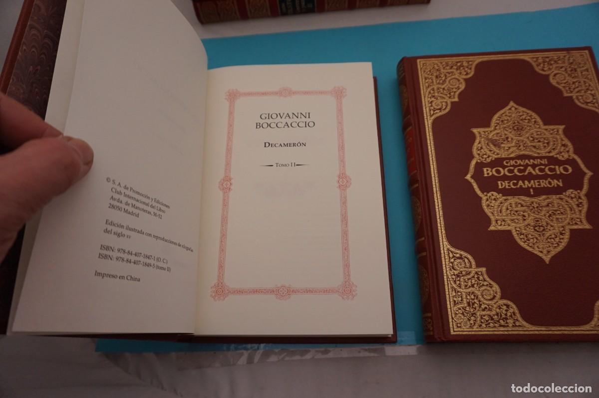 Libros: 8C - 2 TOMOS - DECAMERON - GIOVANNI BOCCACCIO - Foto 2