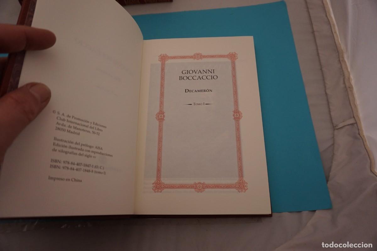 Libros: 8C - 2 TOMOS - DECAMERON - GIOVANNI BOCCACCIO - Foto 4