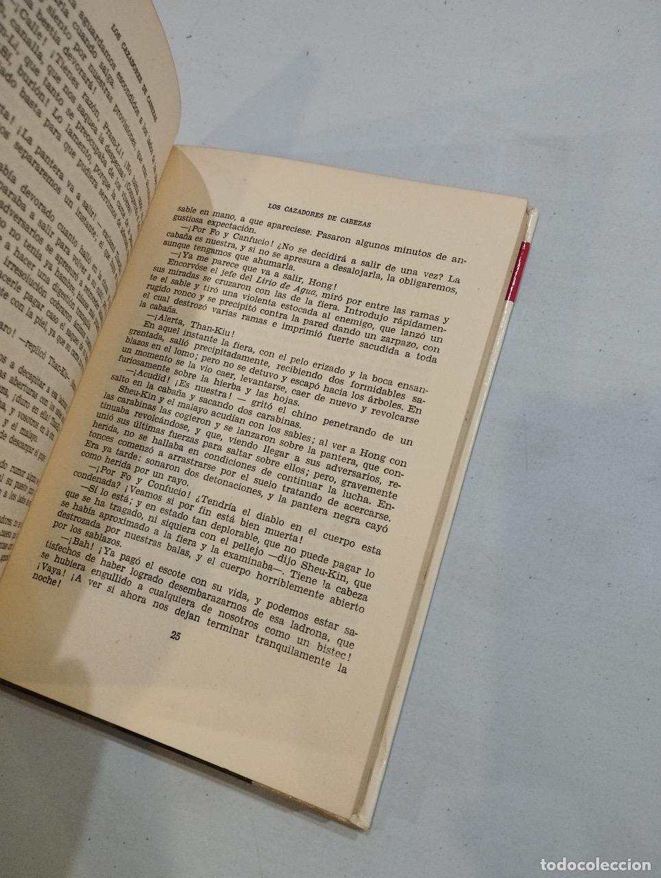 Libros: Emilio Salgari - Los cazadores de cabezas Obras 76 - Foto 2