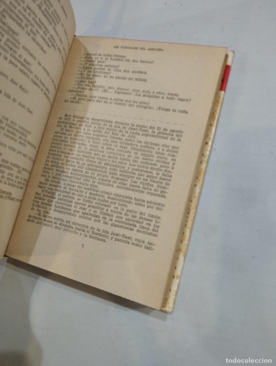 Libros: Emilio Salgari - Los n&aacute;ufragos del Oreg&oacute;n Obras 6 - Foto 2