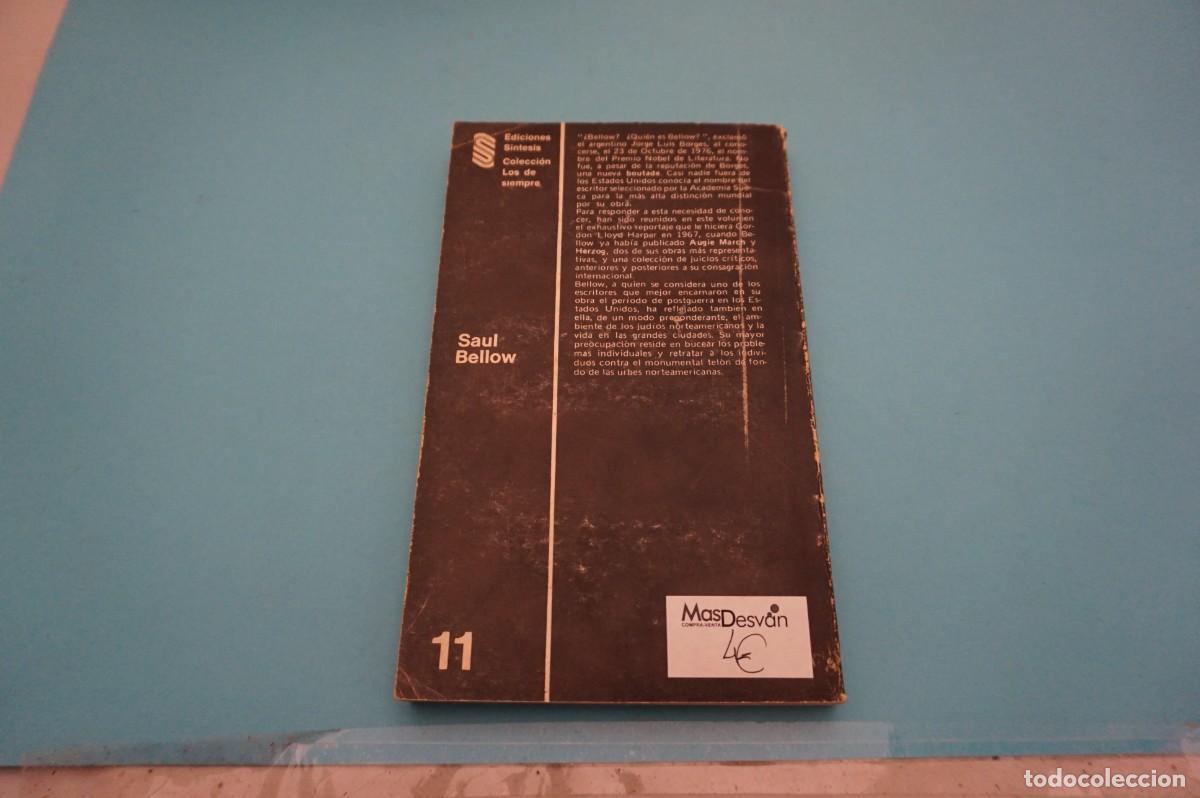 Libros: 15C - PARA CONOCER A BELLOW - SAUL BELLOW - Foto 2