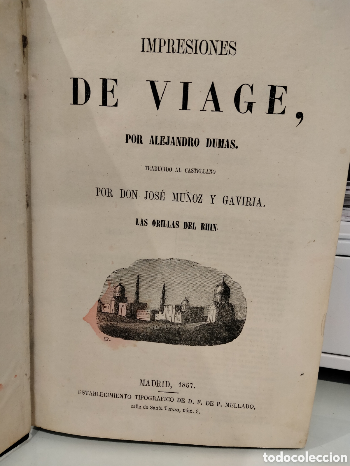 Libros: IMPRESIONES DE VIAGE - ALEJANDRO DUMAS - Foto 1