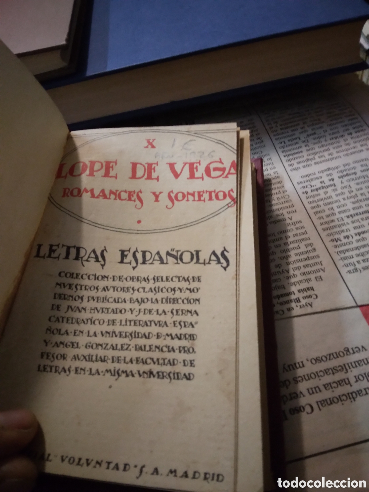 Libros: Lope de Vega, Romances y sonetos - Foto 2