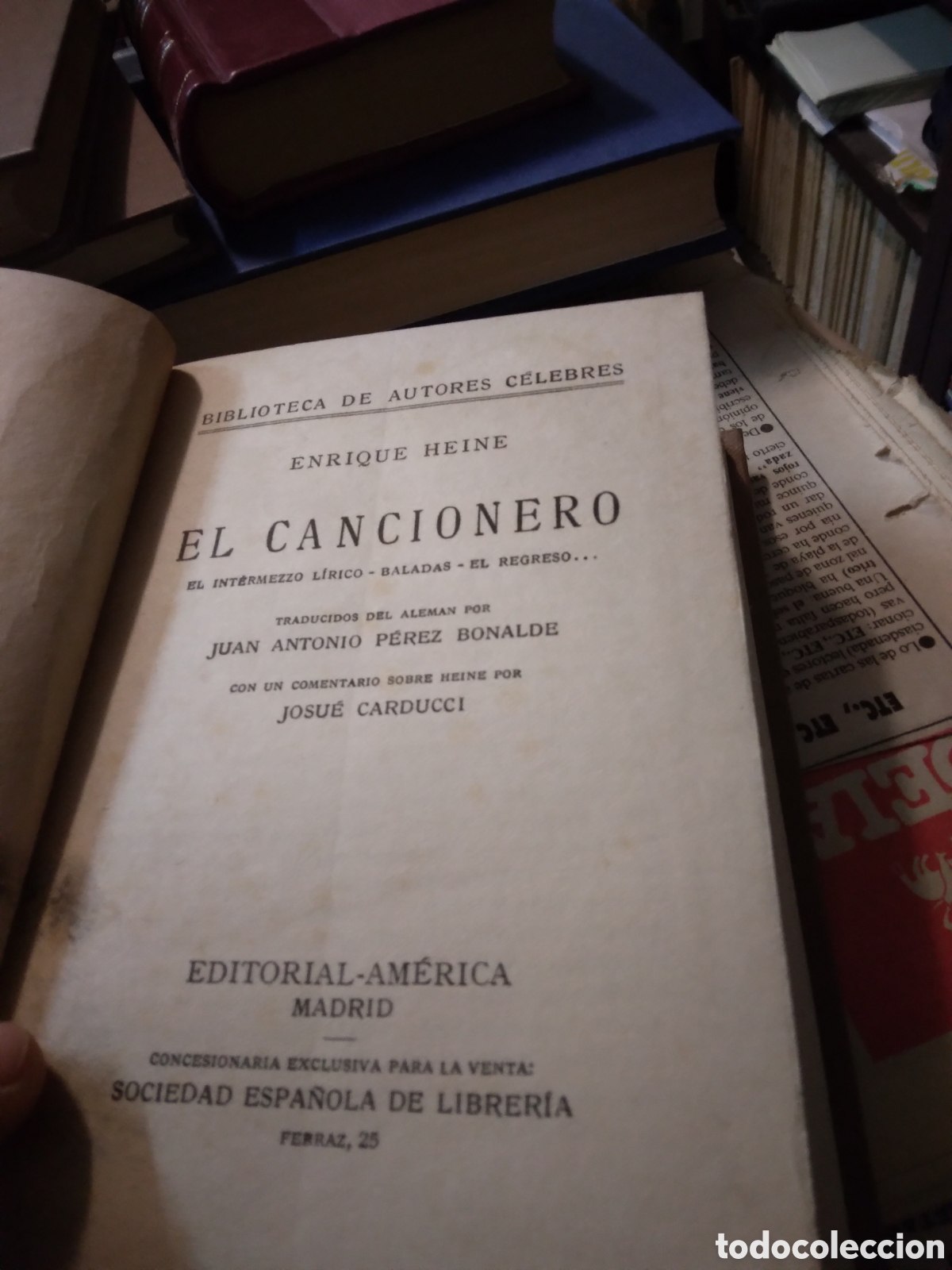 Libros: Enrique Heine,El cancionero, - Foto 3