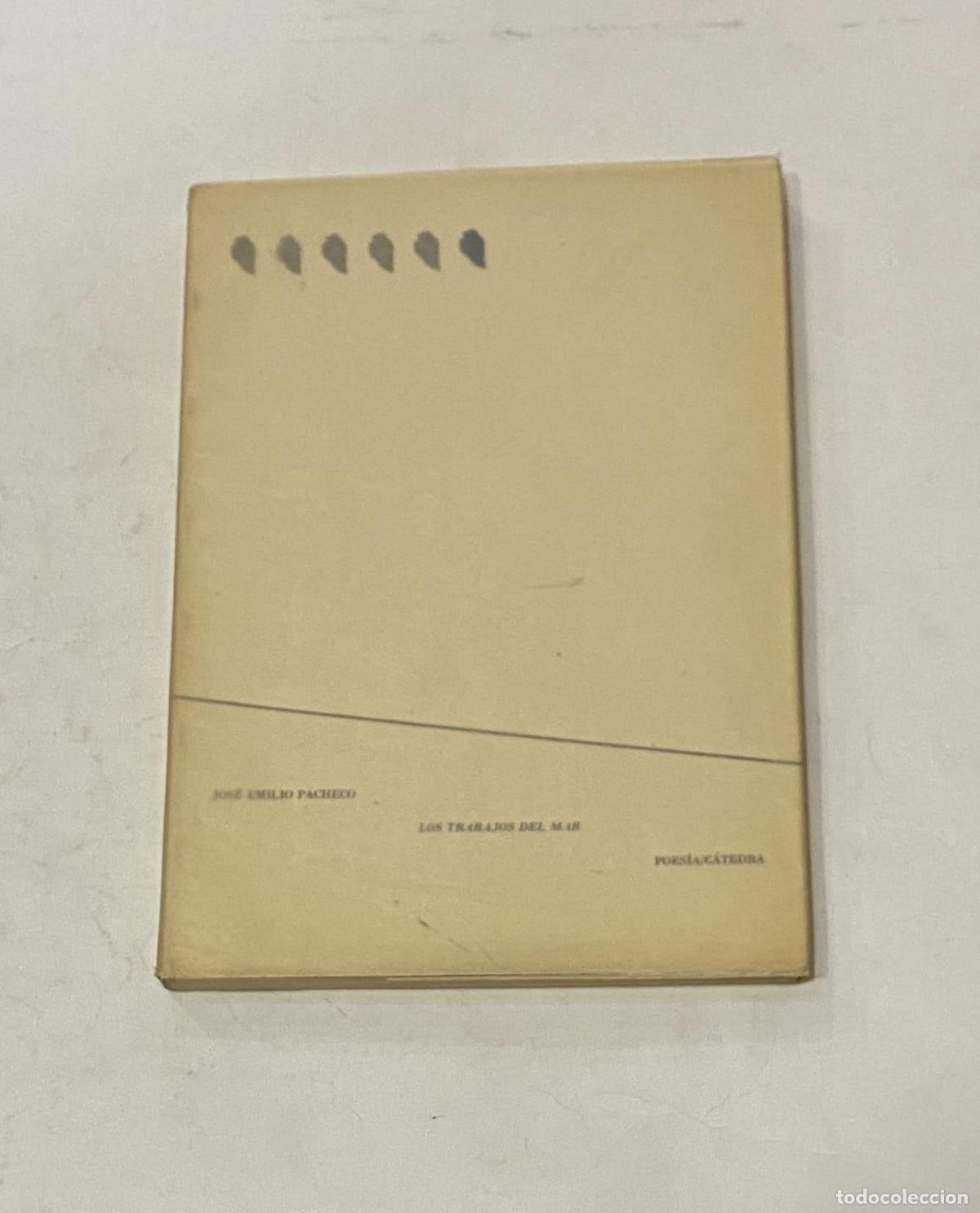 Libros: PACHECO, Jos&eacute; Emilio. - Los trabajos del mar. - Foto 1