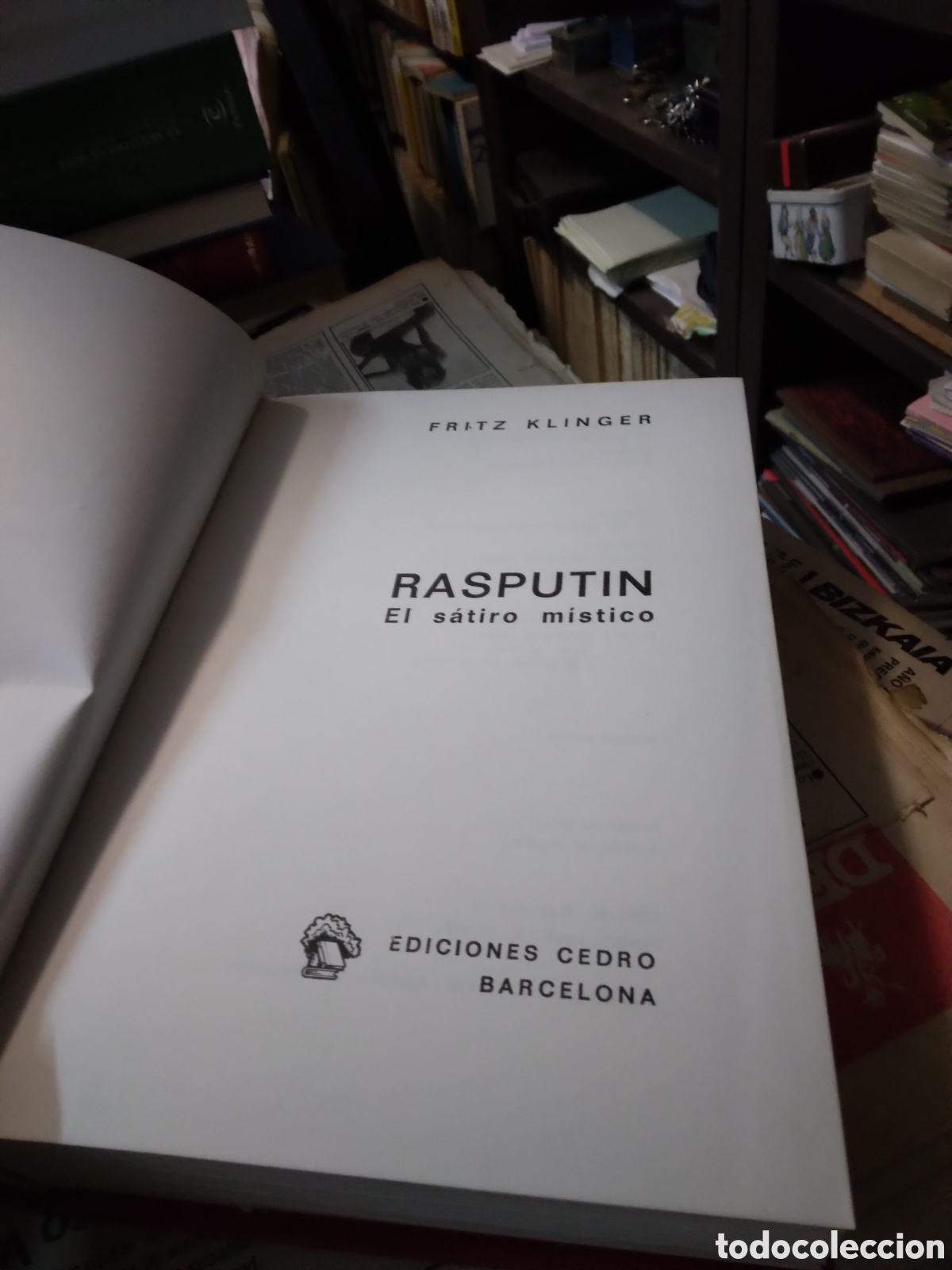 Libros: Fritz Klinger, Rasputin el satiro mistico, Ediciones Cedro - Foto 3