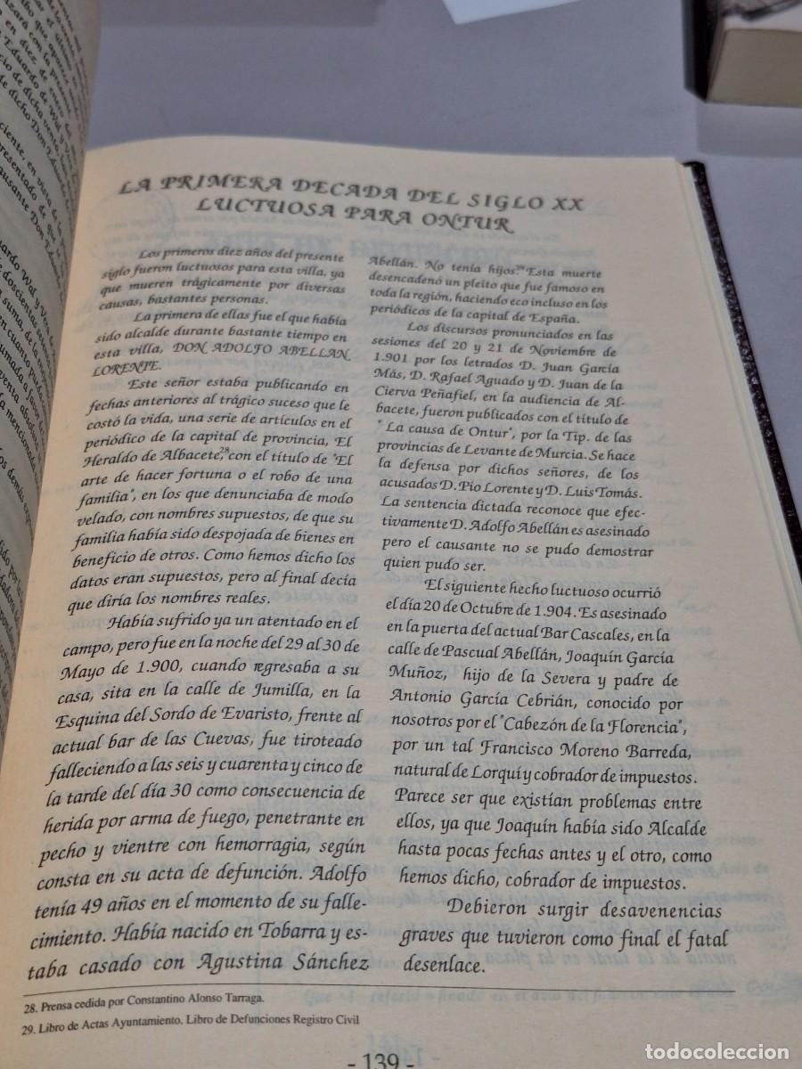 Libros: HISTORIA DE ONTUR - JOSE MARTINEZ GOMEZ - Foto 6