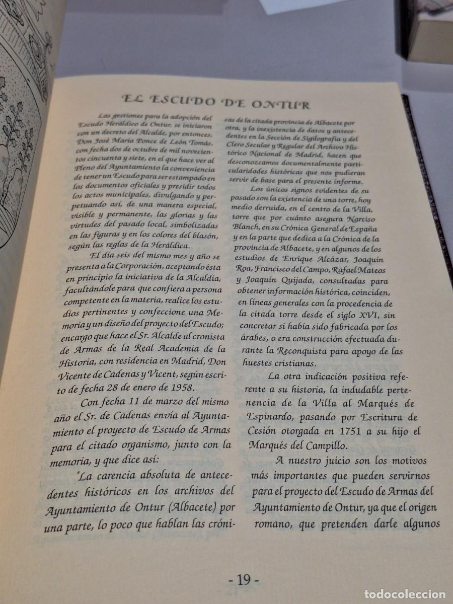 Libros: HISTORIA DE ONTUR - JOSE MARTINEZ GOMEZ - Foto 10