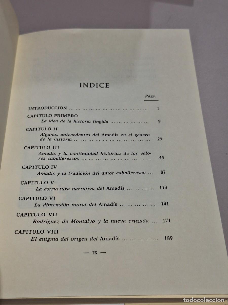 Libros: EL AMADIS Y EL GENERO DE LA HISTORIA FINGIDA - Foto 11
