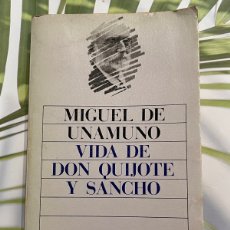 Libros: LIBRO VIDA DE DON QUIJOTE Y SANCHO-MIGUEL UNAMUNO