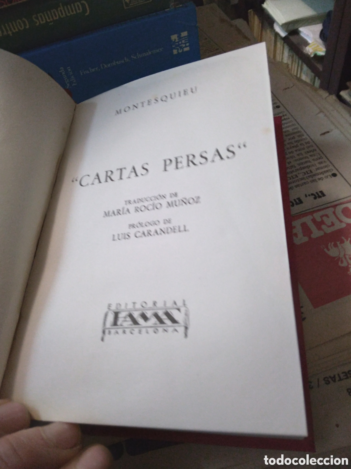 Libros: Montesquieu, Cartas Persas, - Foto 2