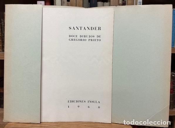 Libros: SANTANDER. Doce dibujos de Gregorio Prieto - Foto 1