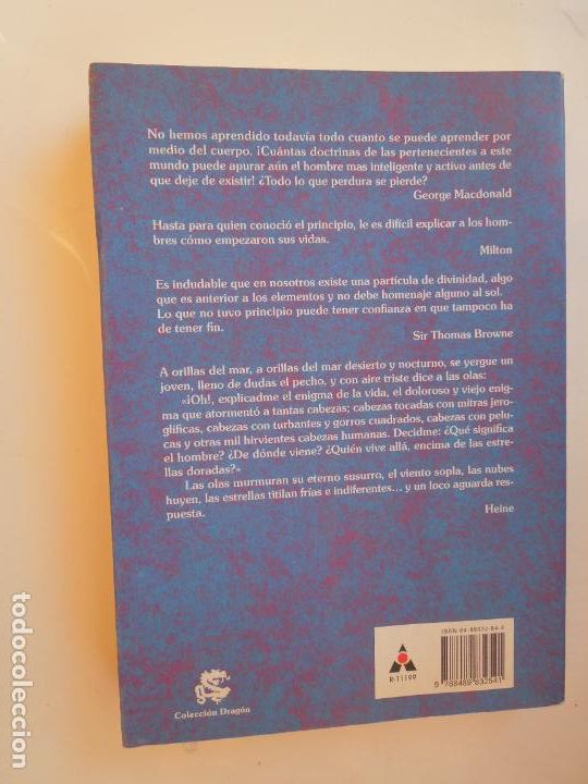 Libros: REENCARNACI&Oacute;N EL SENDERO DE LA EVOLUCI&Oacute;N DIVINA - E. D. WALKER - EDICIONES ABRAXAS 1999. - Foto 2