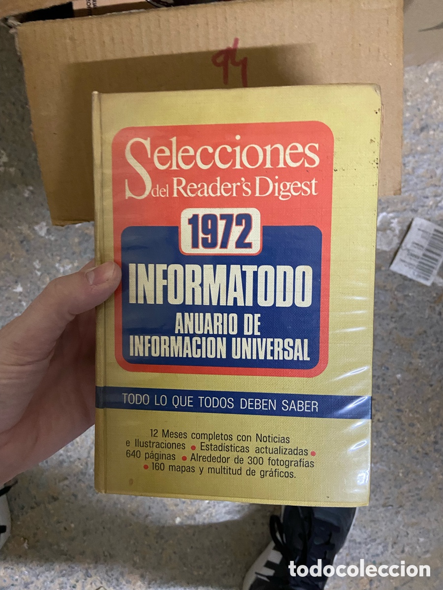 Libros: Caja94 selecciones del reader&rsquo;s digest 1972 INFORMATODO ANUARIO DE INFORMACION UNIVERSAL