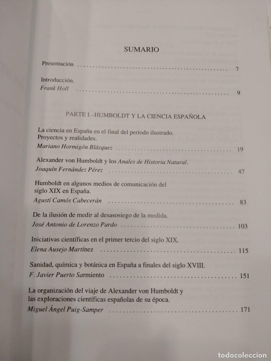 Libros: HUMBOLDT Y LA CIENCIA ESPA&Ntilde;OLA - Foto 3