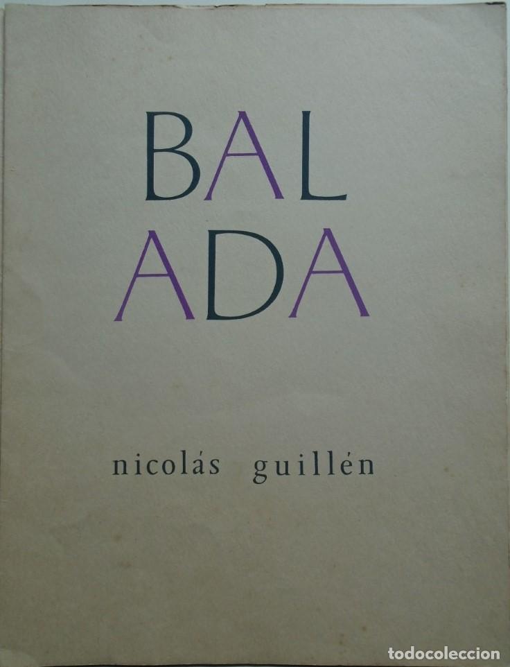 Libros: Balada. - Guill&eacute;n, Nicol&aacute;s. - Foto 3
