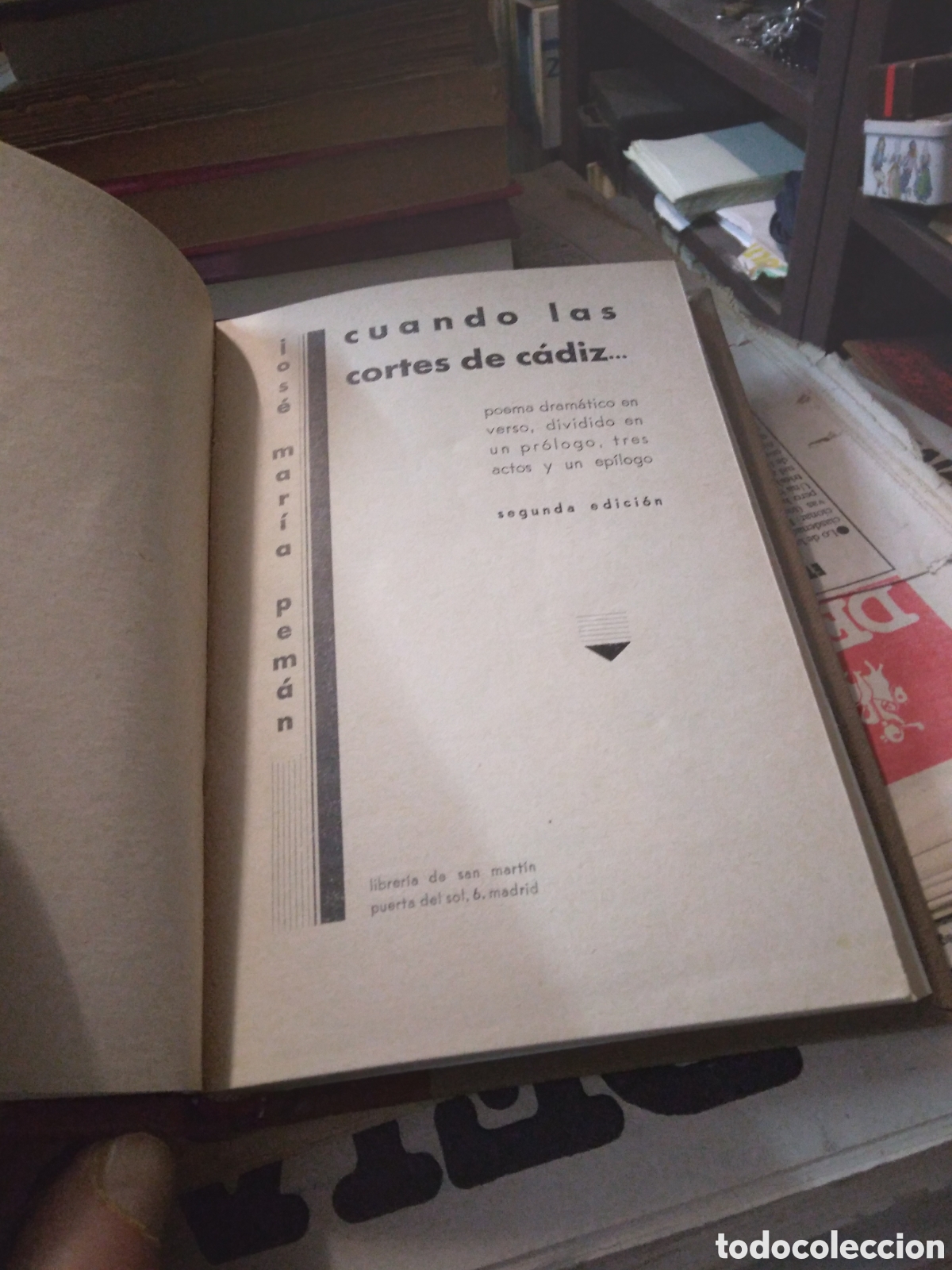 Libros: Jose Maria Peman, Cuando las Cortes de Cadiz - Foto 3