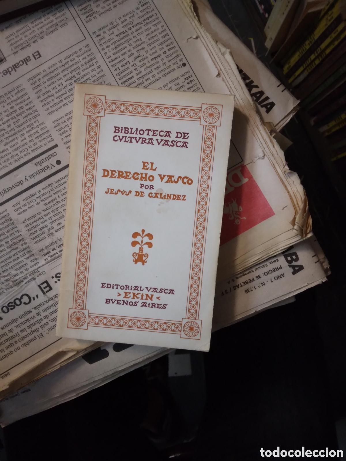 Libros: Jesus Galindez,El.derecho vasco, Ekin - Foto 1