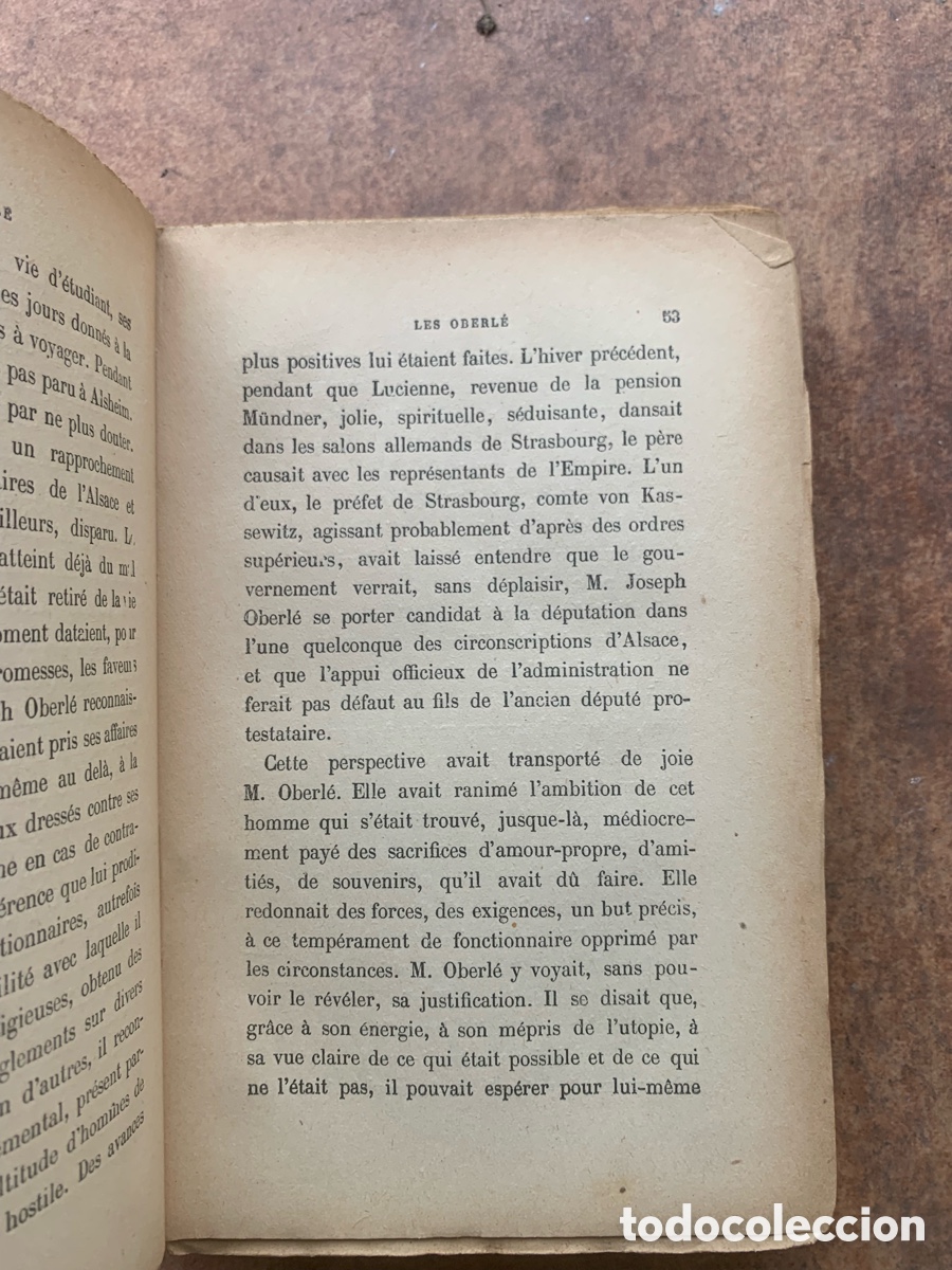Libros: Libro franc&eacute;s &ldquo;Les Oberl&eacute;&rdquo; Ren&eacute; Bazin - Foto 2