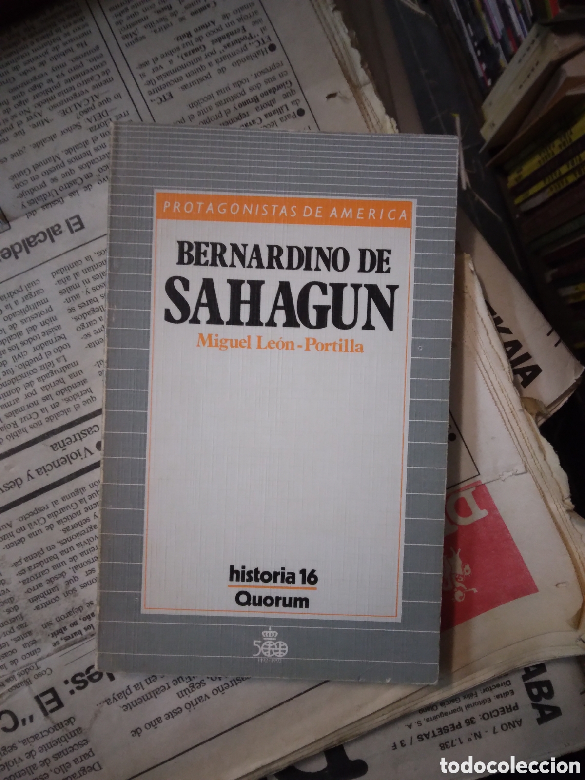 Bernardino Sahagun, Historia 16