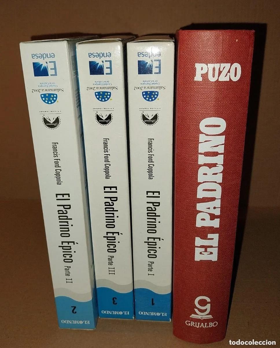 Libros: LOTE EL PADRINO : LIBRO + TRILOG&Iacute;A VHS - Foto 1