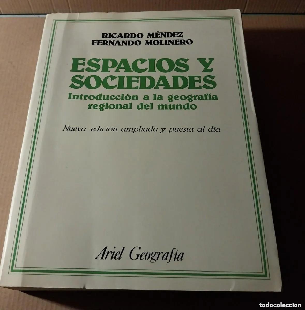 Libros: RICARDO M&Eacute;NDEZ. ESPACIOS Y SOCIEDADES - Foto 1