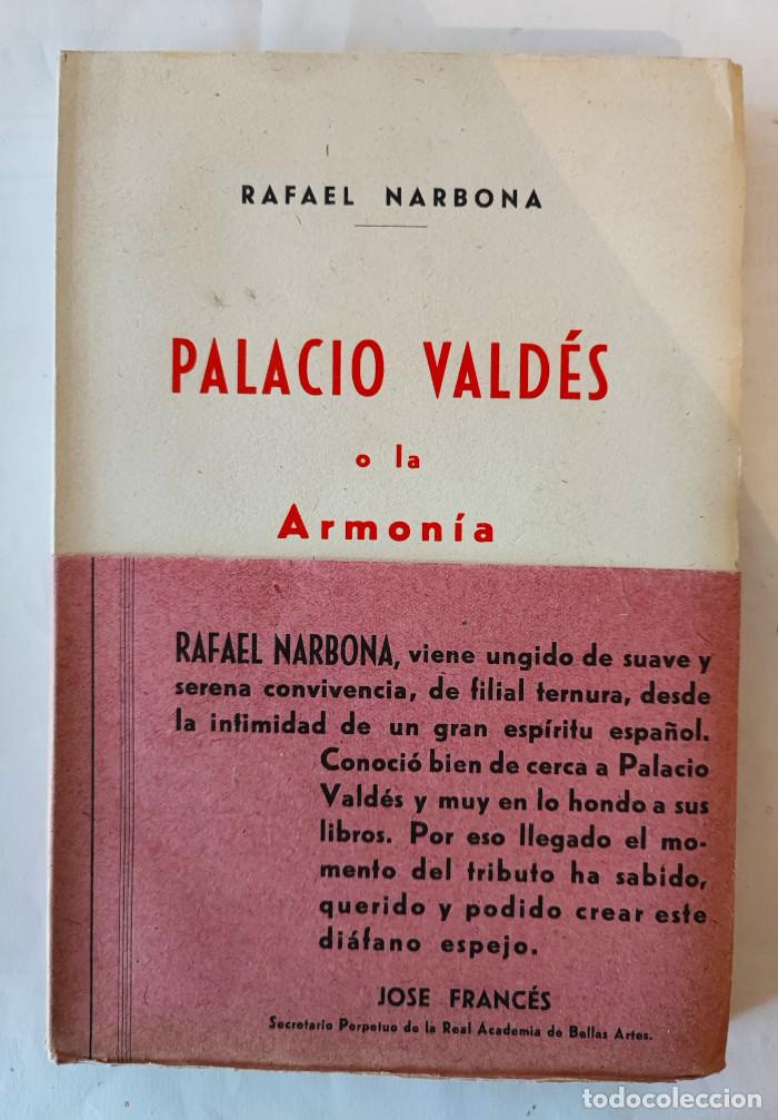Libros: PALACIO VALD&Eacute;S O LA ARMON&Iacute;A - Rafael Narbona - Foto 1