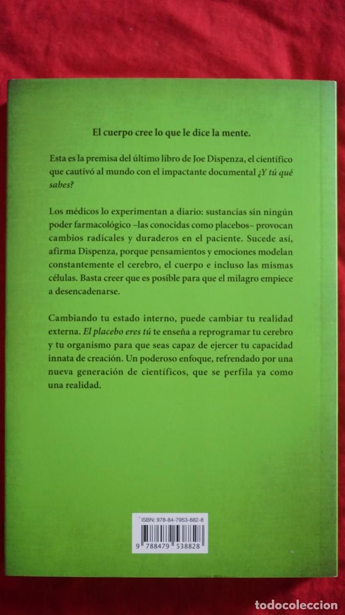 Libros: PLACEBO ERES T&Uacute; - DISPENZA, JOE - Foto 2