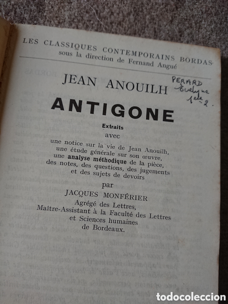 Libros: Jean Anouilh - Antigone - Foto 3