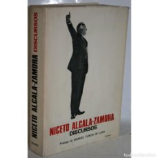 Libros: DISCURSOS - ALCALÁ-ZAMORA, NICETO