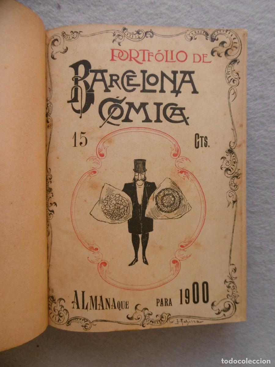 Libri di seconda mano: Portfolio de BARCELONA C&Oacute;MICA. 1900, N&ordm; 1-9.