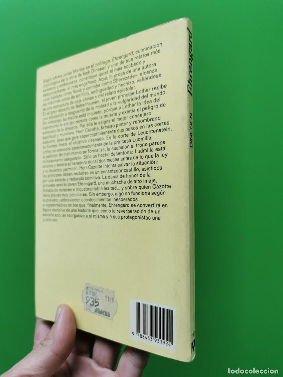 Libros: EHRENGARD. ISAK DINESEN. ANAGRAMA - Foto 2