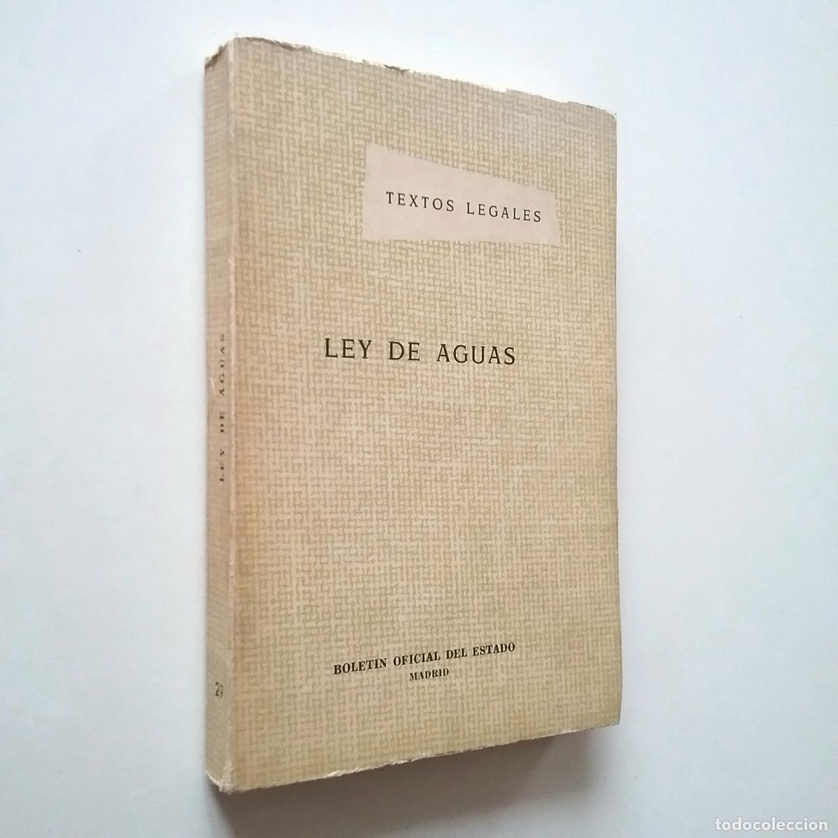 Libros: Ley de aguas. Textos legales - Foto 1