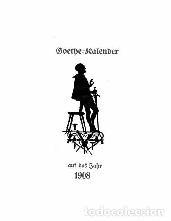 Libros: Goethe-Kalender auf das Jahr. - Foto 1