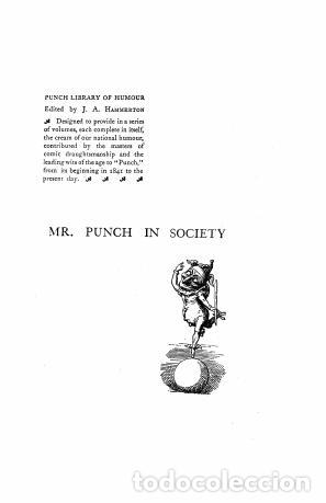 Libros: Mr. Punch in society - Foto 1