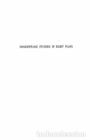 Libros: Shakespeare studied in eight plays - Canning Albert Stratford George